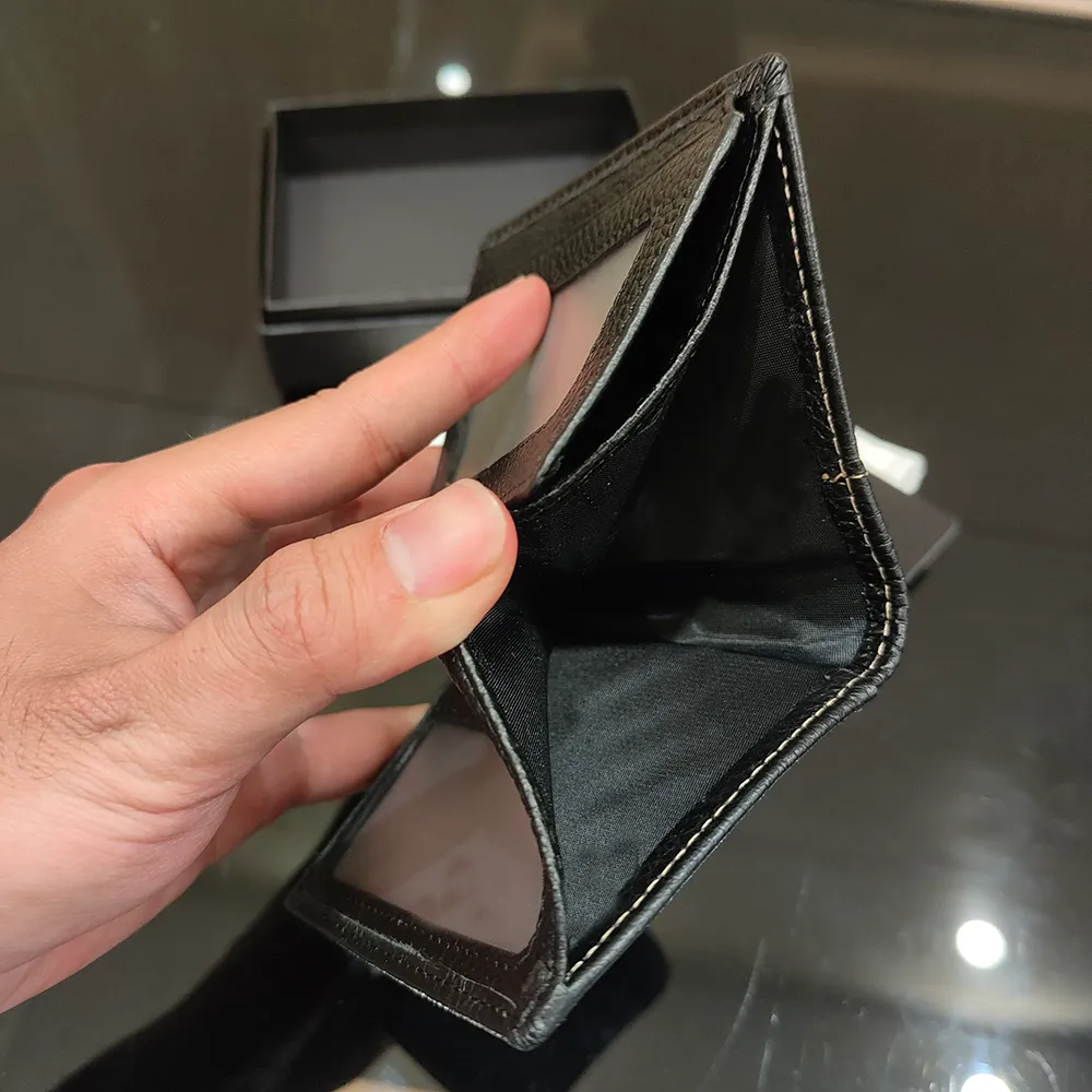 Karta biznesowa portfel karty kredytowej uchwyt na karty kredytowe luksusowy man projektant monety torebka kieszonkowa w składka na pudełko gotówka do przechowywania