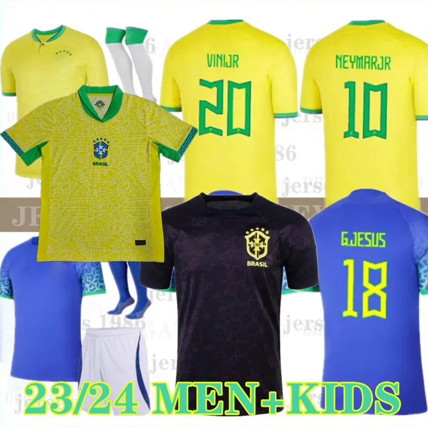 Camiseta Brasil No. 10 NEYMAR JR. 22/23 Ropa deportiva al aire