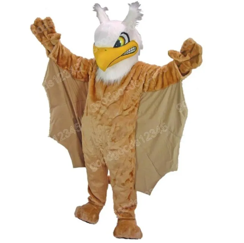 Disfraces de mascota de pájaro águila de Navidad Vestido de fiesta elegante de Halloween Personaje de dibujos animados Carnaval Publicidad de Navidad Traje de fiesta de cumpleaños