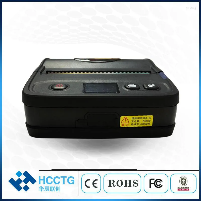 Robuuste zwarte kleur 4 inch Bluetooth staafcode thermische label sticker printer hcc-l51