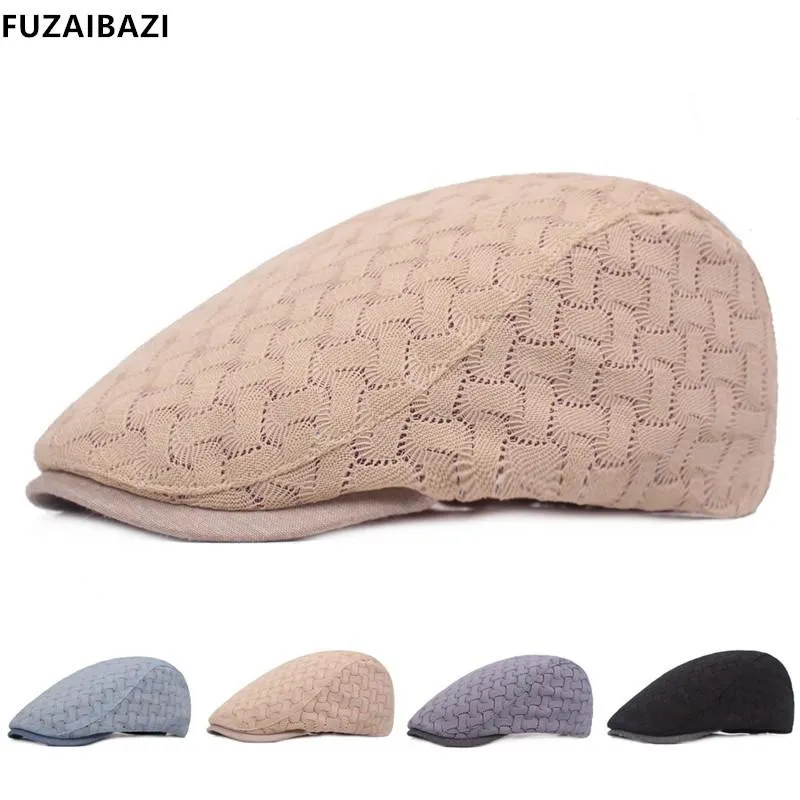 Berets fuzaibazi voor vrouwen zomer herfst mesh ademende vizieren snapback verstelbare maat casquette vrijetijdstoerisme motion hoed