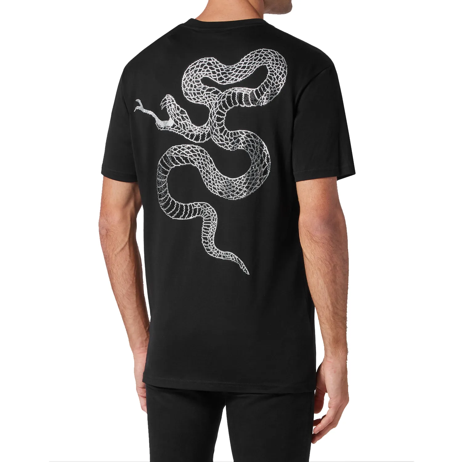Plein urso camiseta masculina designer tshirts Round Round Rhinestone PP Skull Men T-shirt Round Neck SS Snake Hip Hop Tshirt Tees Top 161247