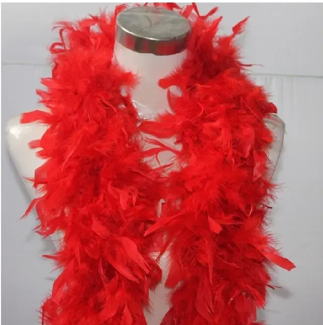 Pink Chandelle Feather Boa 200cm/pcs Wrap Burlesque Can Can Saloon Sexy Costume Accessory Turkey Marabou Feather Boa Many Colors Available