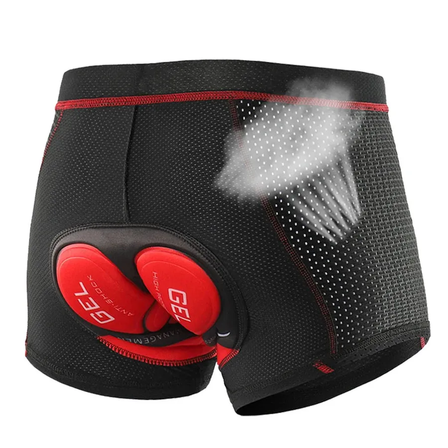 Intimo da ciclismo BOLER Pantaloncini da ciclismo traspiranti Intimo da ciclismo 5D Gel Pad Antiurto Bicicletta Mutanda MTB Bici da strada Intimo Uomo Pantaloncini 231123