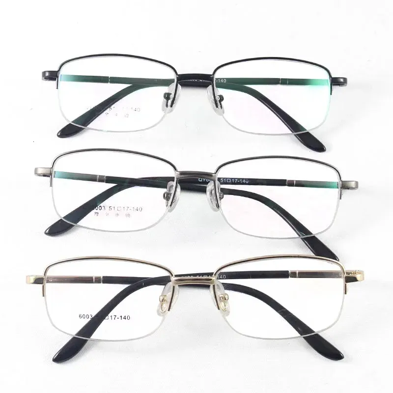 Sunglasses Frames Men's Glasses Classics Half Rimless Spectacles Frame Eyeglasses Optical Goggles Myopia Reading Eyewear 231123