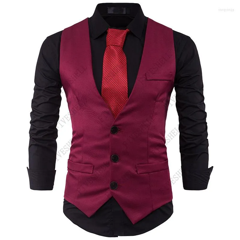 Mens slim fit clearance vest
