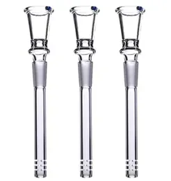 Hookahs Manufacturer GOG downstem 14mm Male Lo Pro Diffused glass bowl with cuts for Beaker Bongs Whole3974883