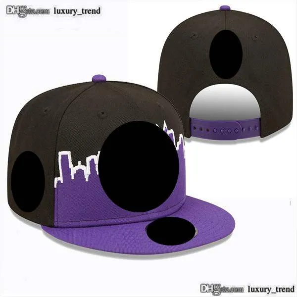 2024 Mode Hommes Designer Chapeau Femmes Casquette de baseball Sacramento''kings''unisexe Sun Bone'' broderie en gros