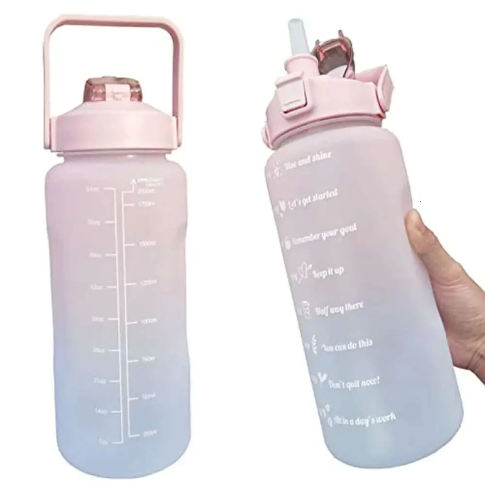 Botella de agua de 1,5 litros, sin BPA, botella de agua deportiva grande de  1500 ml con pajita y marca de tiempo, el mejor accesorio para deportes,  fitness, correr y senderismo