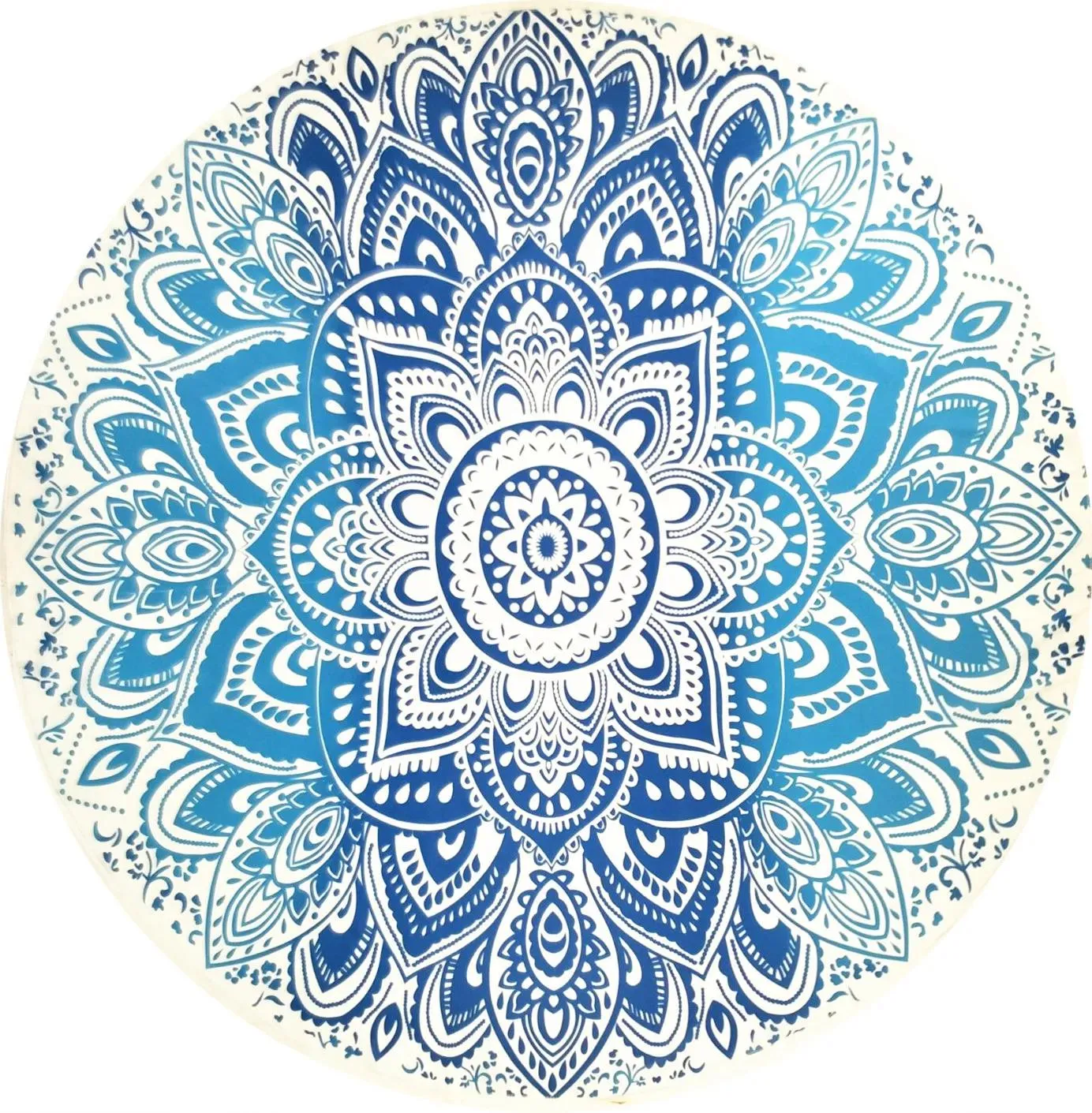 Round Beach Towel Hippie/Boho Mandala Blanket /Indian Throw Bohemian Table Cloth Decor/Yoga Mat Meditation Picnic