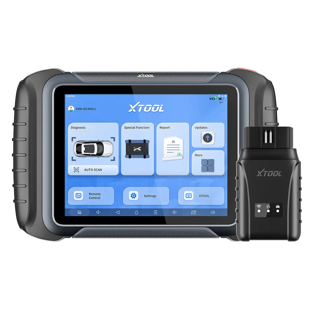 2023 XTOOL D8W WIFI OBD2 Scanner Car Diagnostic Tool With ECU Coding Active Test Key Programming 38 Resets CAN FD DOIP Topology