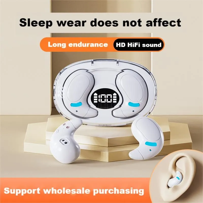 M96 Sleep headphones TWS Bluetooth headphone Wireless Earphone In-ear Earphone LED display Two Earbuds with built-in Microphone high Quality Headphone ENC