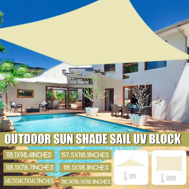 Abri solaire imperméable, Protection solaire, auvent extérieur, jardin, Patio, piscine, voile, auvent de Camping, tissu grand