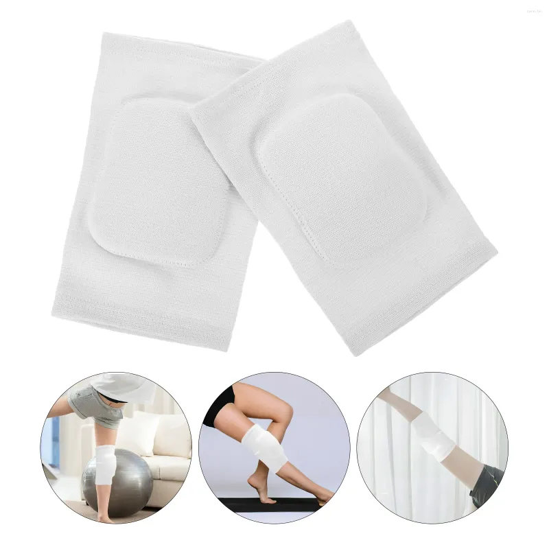 Of White Knee Pads Nearby For Basketball, Skateboarding, Figure Skating