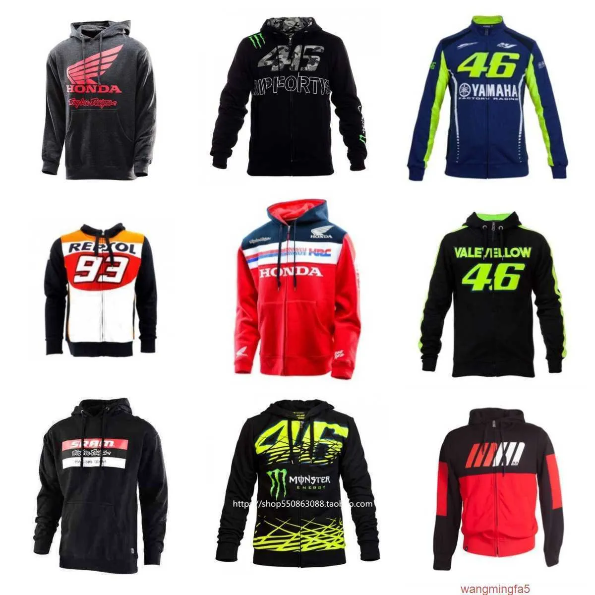 Gbcw Survêtements pour Hommes Nouveau Sweat à Capuche Moto Costume de Cyclisme Costume de Course de Moto Veste de réduction de Vitesse Isolation Polaire vêtements de Sport