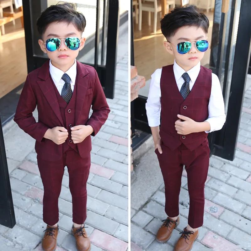 Costume Garcon Mariage Blazer Jogging Enfant Célébrité Robes Pour