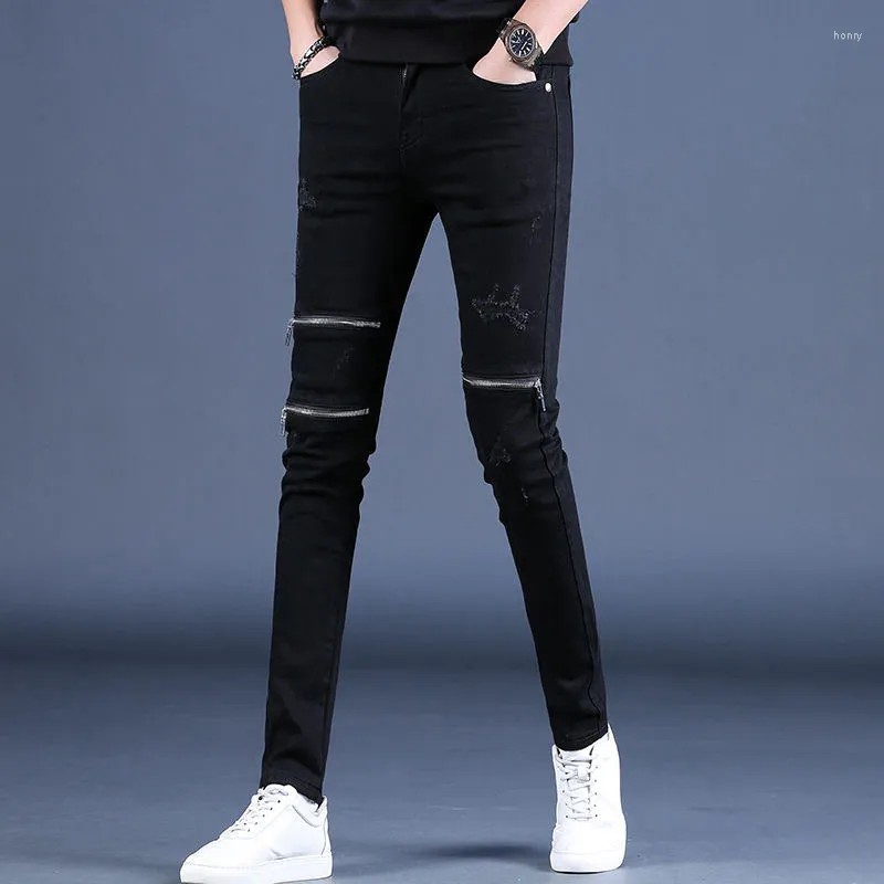 Jeans masculin 2023 printemps et automne classique mode noir stret short tendance décontractée mince confortable de haute qualité 28-36