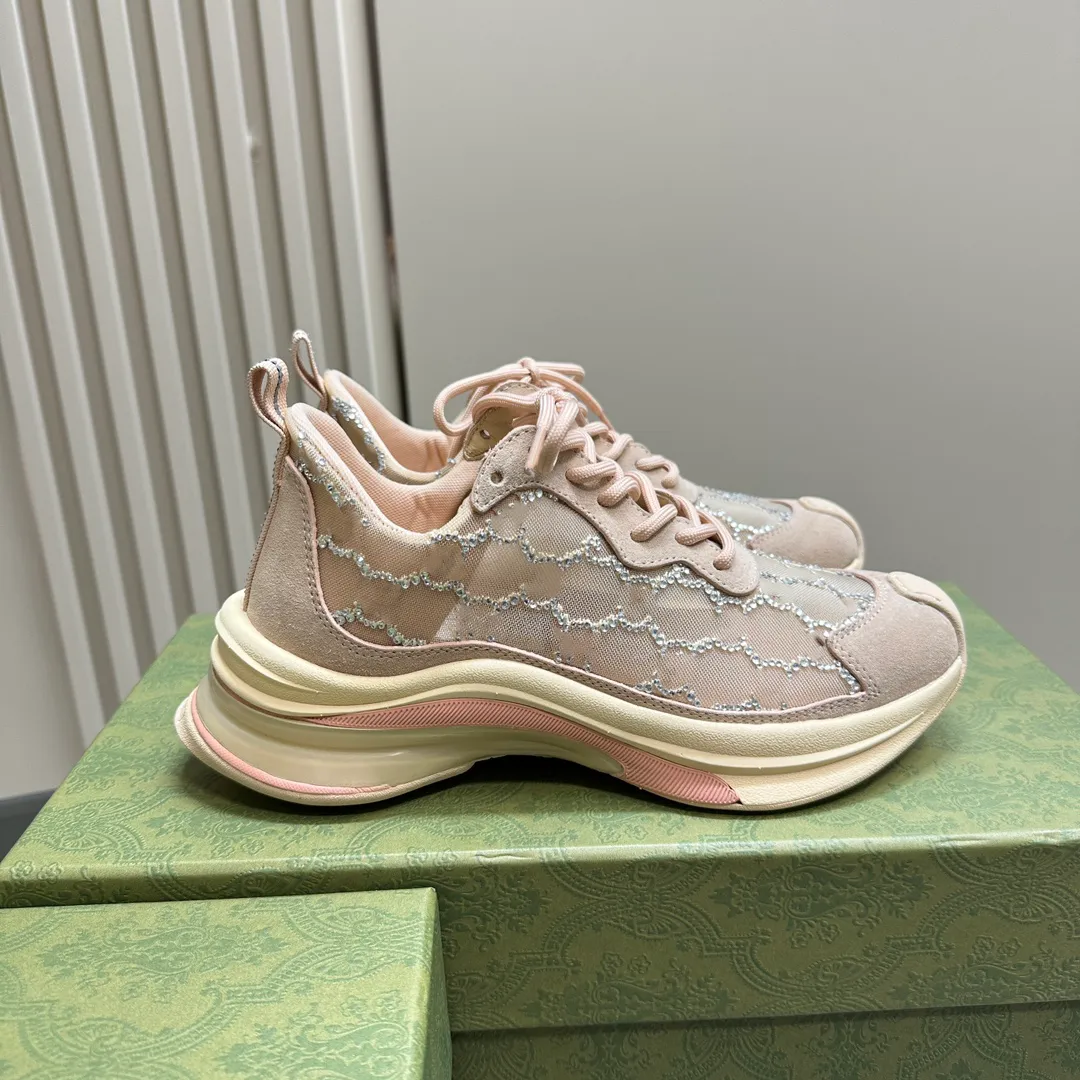 Thick Soled Casual Shoes Women Platform Travel Leather Lace Up Sneaker 100 Cowhide Fashion Lady Letters Flat Designer Running Trainers Gym Sneakers From 67 26 DHgate