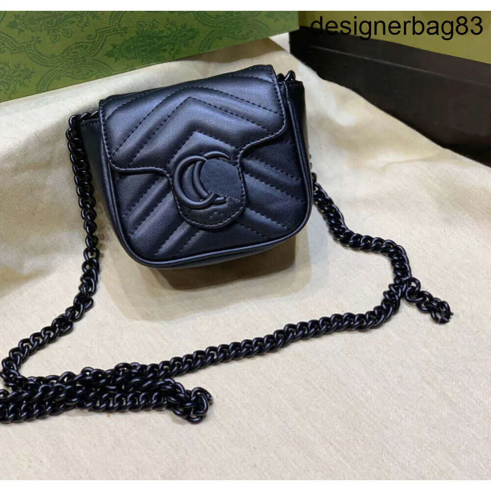 MODE Marmont FRAUEN Luxus-Designer-Taschen Mini-Handtaschen aus Leder Kette Kosmetik-Kurier Shopping Schulter-Designer-Tasche Totes Damen-Geldbörse Neuer Favorit