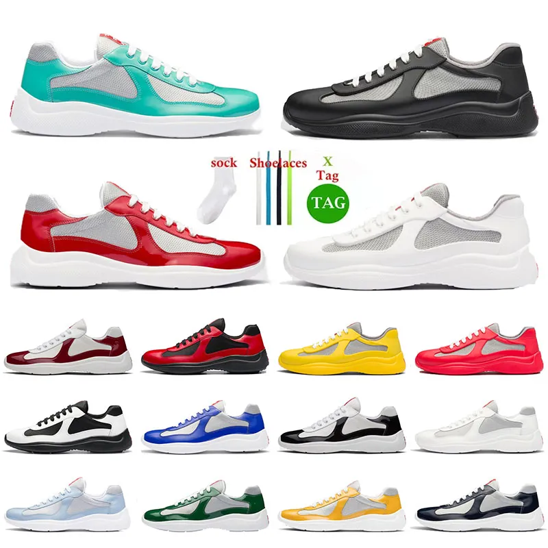 2024 Americas Cup designer schoenen herenschoenen vrijetijdsschoenen Plate-forme wit zwart geel Donkerpaars roze Hoog geheel zwart wit rood des chaussures sneaker dames trainer