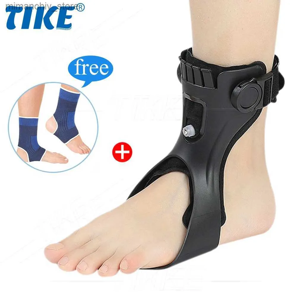 Ankle Support TIKE Adjustab Foot Droop Splint Brace Orthosis Ank Varus Valgus Fixed Strips Guard Support Hipgia Rehabilitation Shoes Q231124