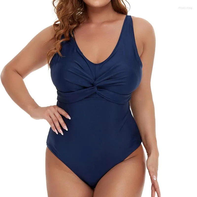 Plus Size Swimwear Women One-piece Push Up Swimsuit One Piece