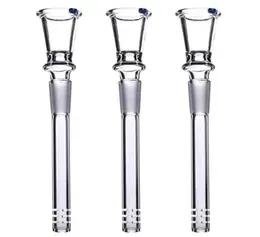 Hookahs Manufacturer GOG downstem 14mm Male Lo Pro Diffused glass bowl with cuts for Beaker Bongs Whole3916919