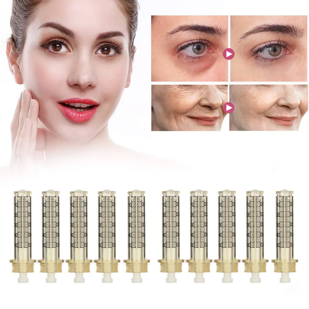 20/50/100pcs 0.3ml 0.5ml Ampoule Head Adapter for Hyaluron Pen Shockproof Pads No Needle Mesotherapy