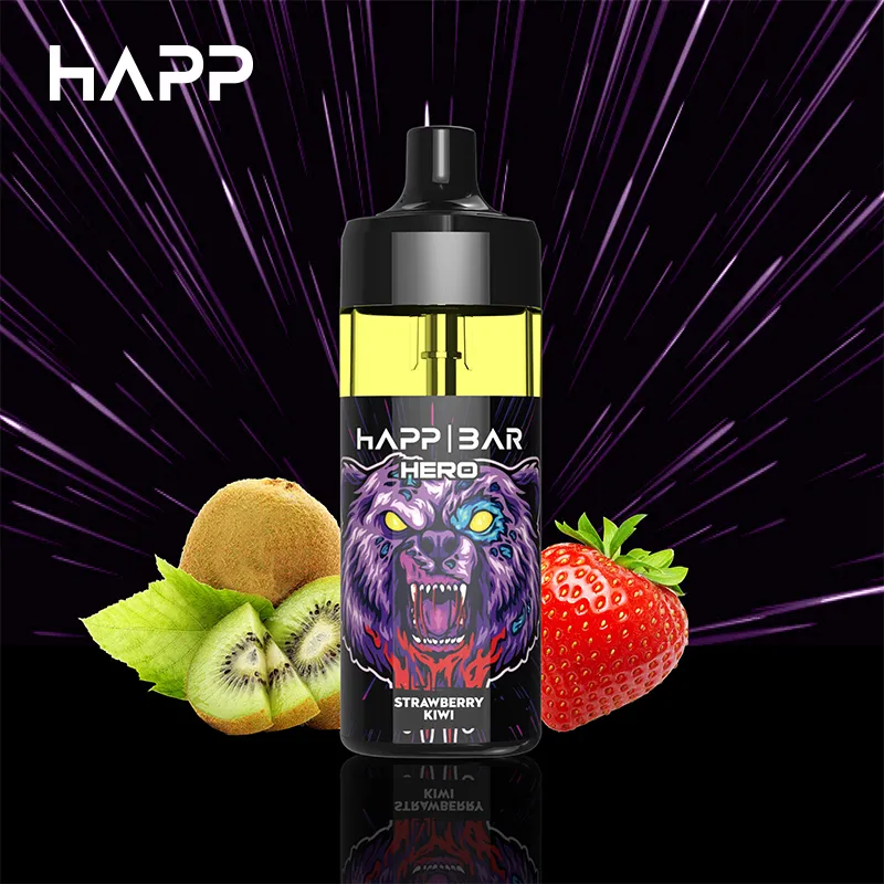 Новая Модель HAPP Bar Hero 12k Puffs Vape Одноразовый Vaper 12000.