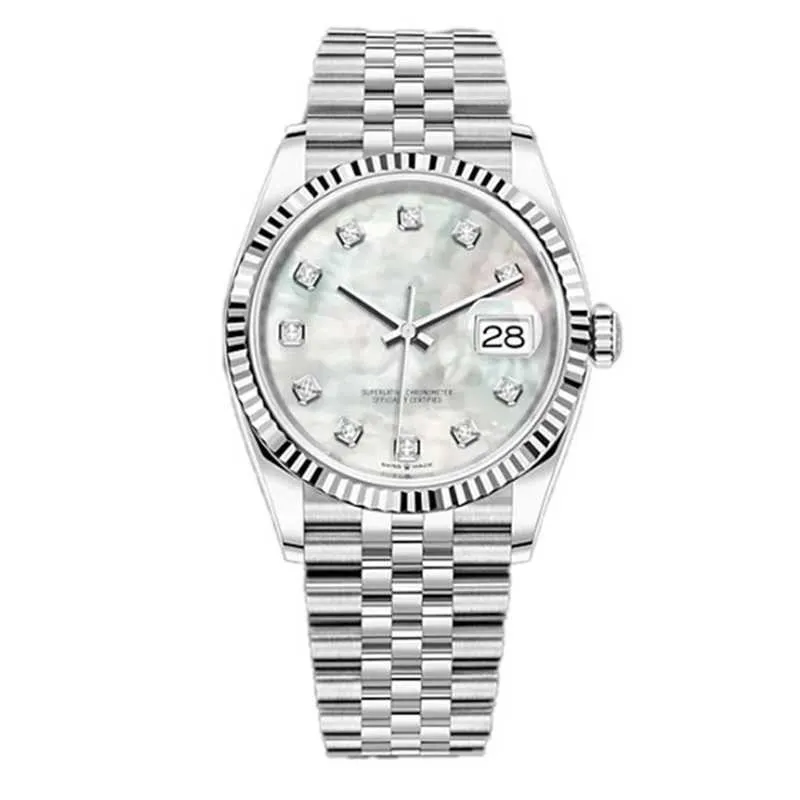 Rolaxs Horloge Heren Mechanisch 36/41 mm Automatisch Roestvrij staal Lichtgevend Waterdicht 28/31 mm Quartz Dames Koppels Stijl Klassiek Montre De Luxe Cadeau C6