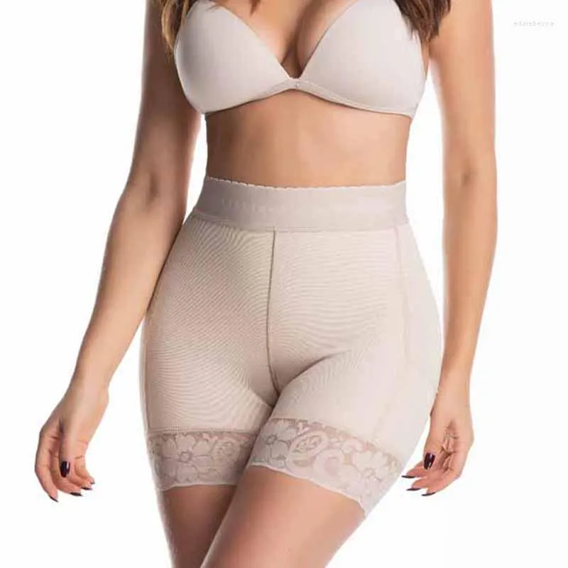 Womens Shapers Double Compression Hourglass Body Shaping Lace Trim