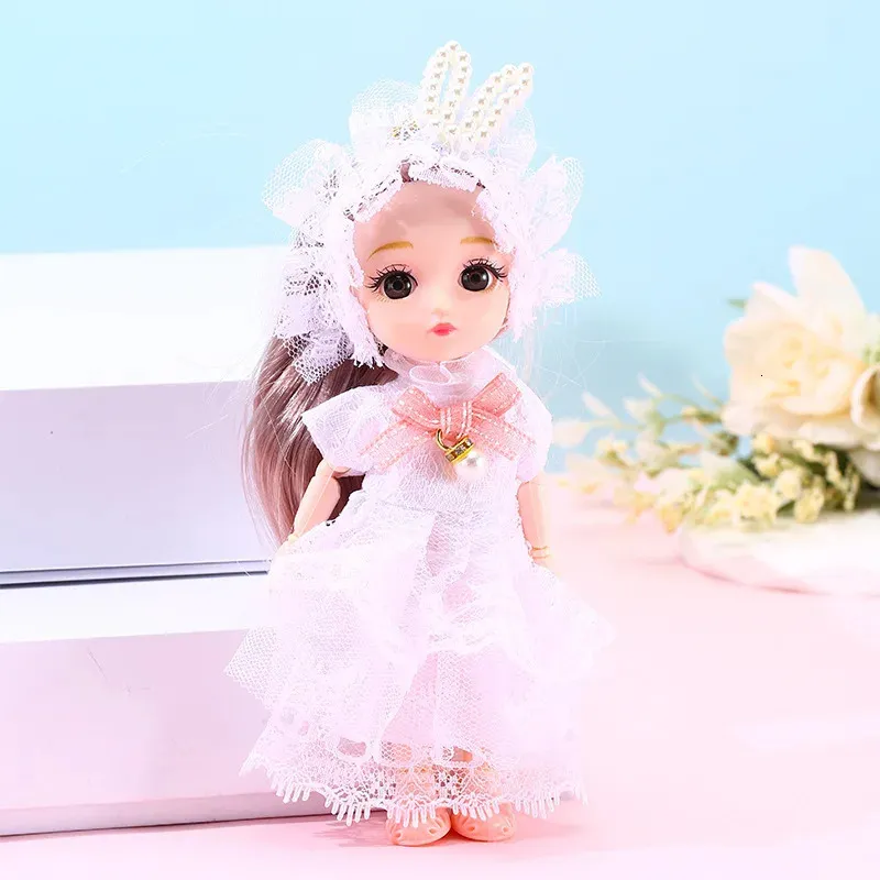 Dockor 16 cm lolita prinsessan bjd docka med kläder och skor söta söta face1 12 rörliga leder actionfigur gåva barn barnflicka leksak 231124