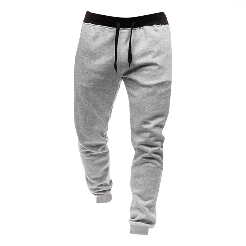 Männer Hosen Mens Casual Hip Hop Einfarbig Track Manschette Spitze Up Workout Mit Tasche Warme Für Mann Herbst Winter ropa Hombre