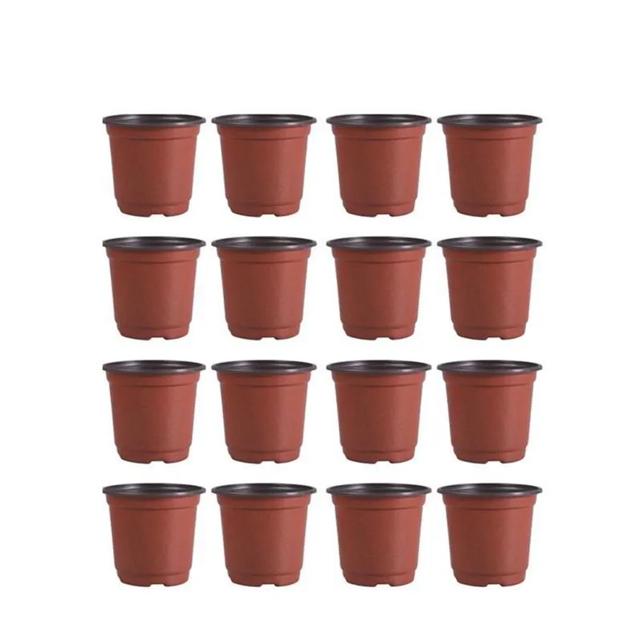 30 50 100 pièces Pot de fleurs en plastique plantes de jardin respirantes Pot de fleur plantes succulentes Pot de bassin Pot de bassin-diamètre 150 120 100 90mm C11189r