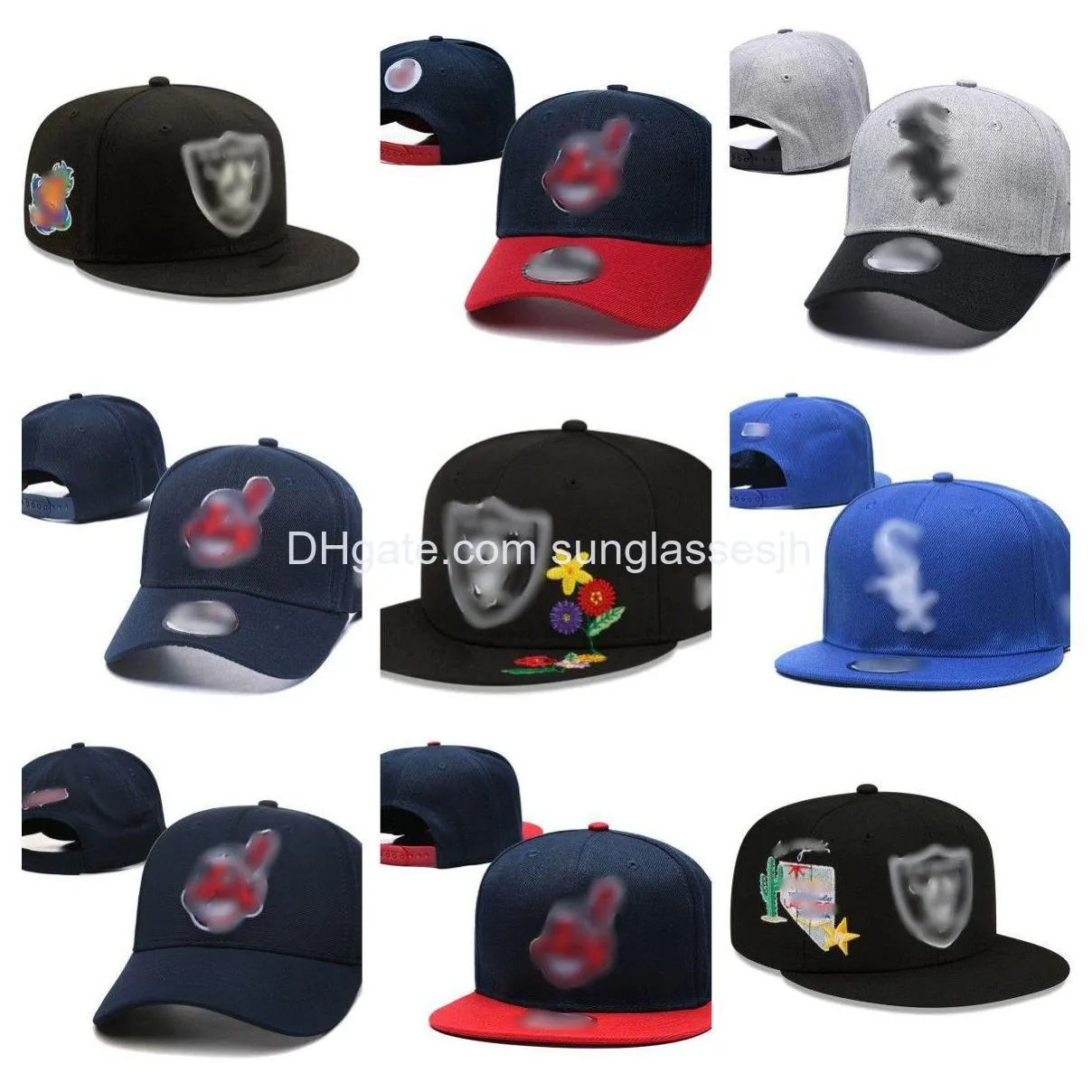 Bonés de bola bonés de bola clássico est basquete snapback beisebol snapbacks todas as equipes logotipo unisex algodão bordado chapéus de futebol hip hop s