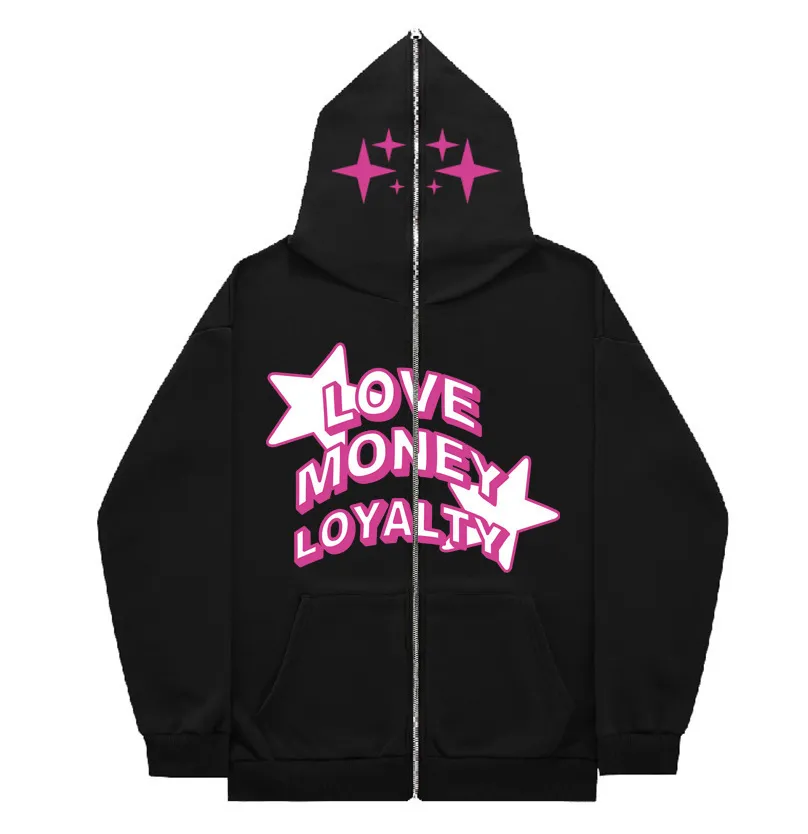 Women's Jackets 4 Star 90s Girls and Boys Love Qian Zhong Integrity Pullover Y2k Gothic Rap Hip Hop Couples Harajuku Lesbian Funny Fashion 90s Hoodie 230424