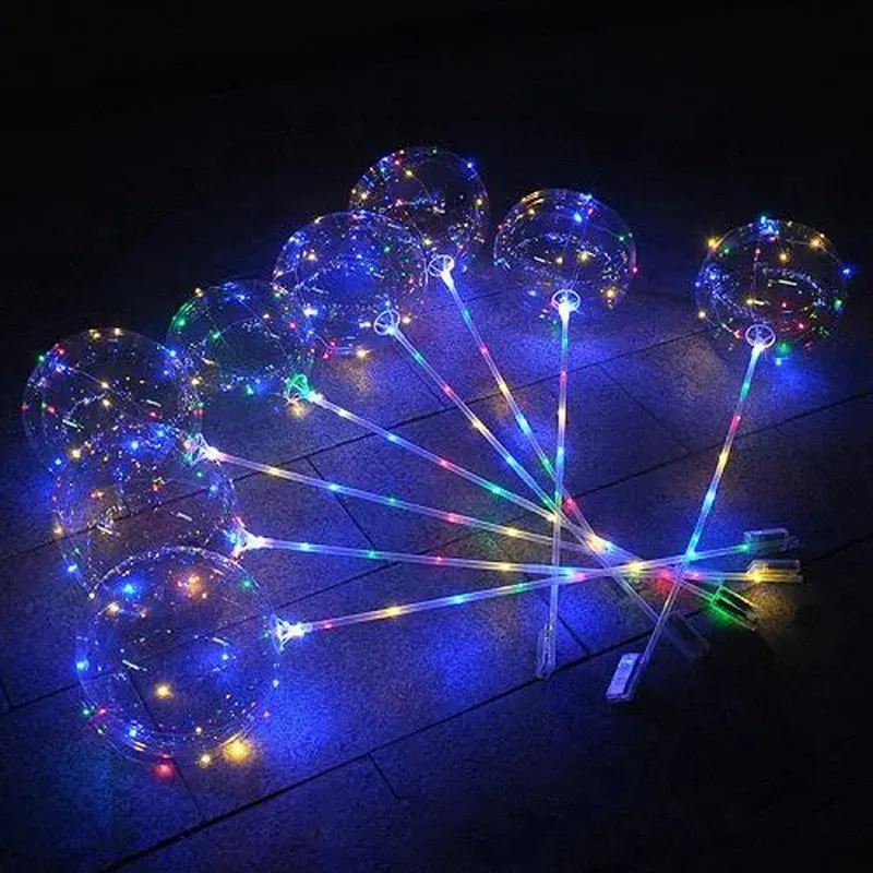 20 Inch LED Luminous Bobo Balloons With Light String Empty Perfect For  Festivals, Birthdays, Weddings, Valentines Day, And Parties From  Warm_homes, $1.08