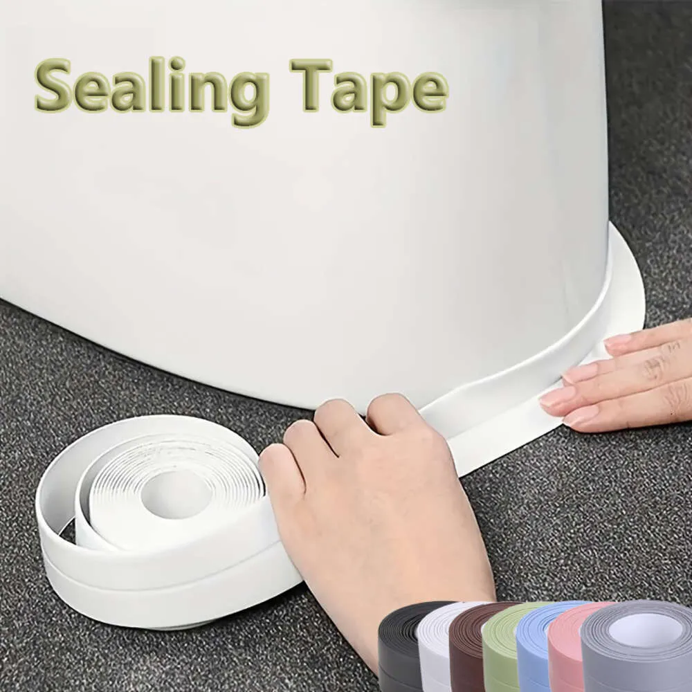 New Bathroom and Kitchen Sealing Tape Waterproof Border Tape in The Bath Anti-mildew Caulking Sealed Waterproof Isolate Tape Sticker