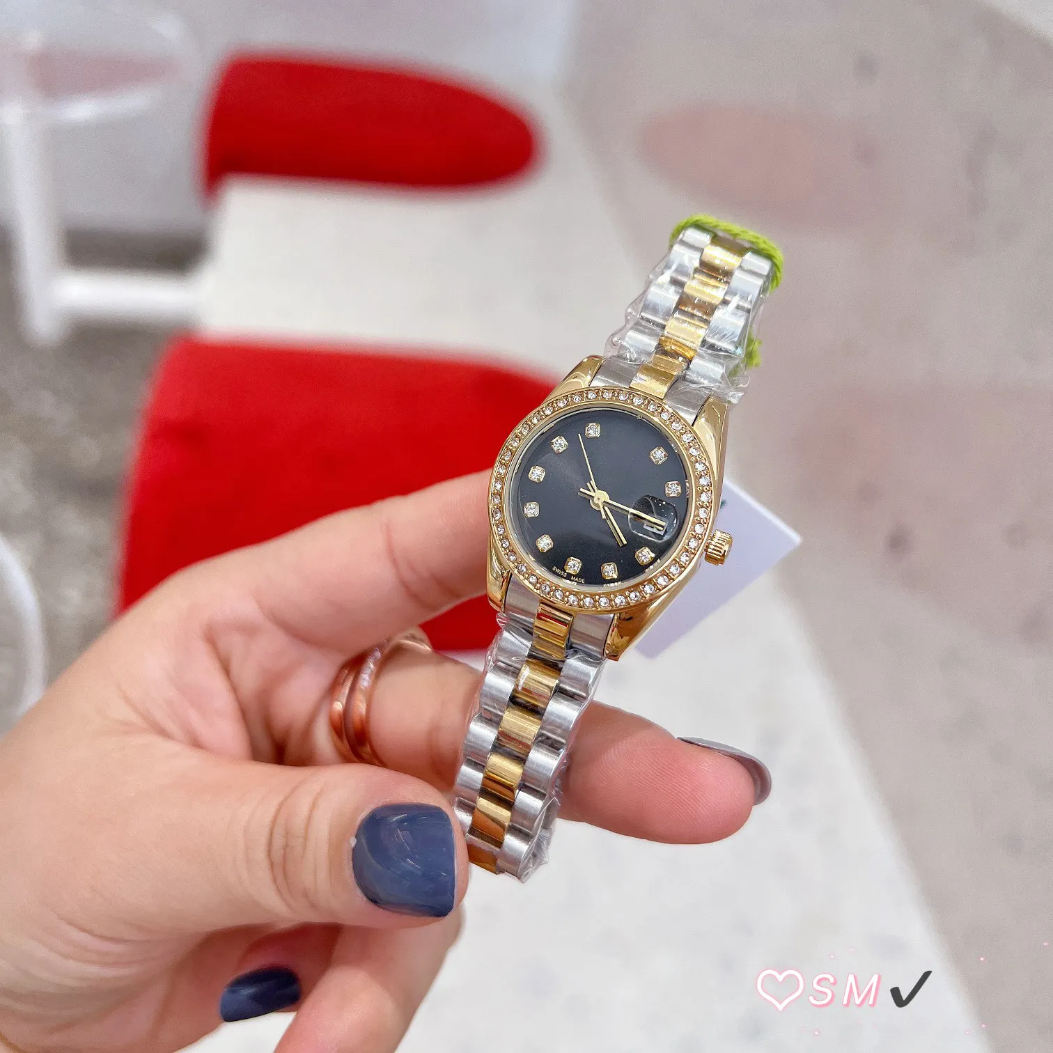 High Quality Womens Watch Designer Watch 28 Mm Date Women Diamond Designer Gold Watch Just Christmas Mother's Day Gift Watches Sapphire Montre 187