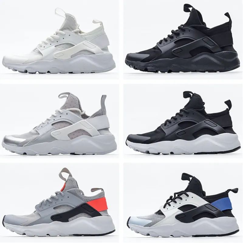 Huaraches 4 hardloopschoenen voor heren dames triple zwart wit rood Huaraches 4s 1 heren trainer mode sport sneakers runner maat 36-45 Groothandel Outlet