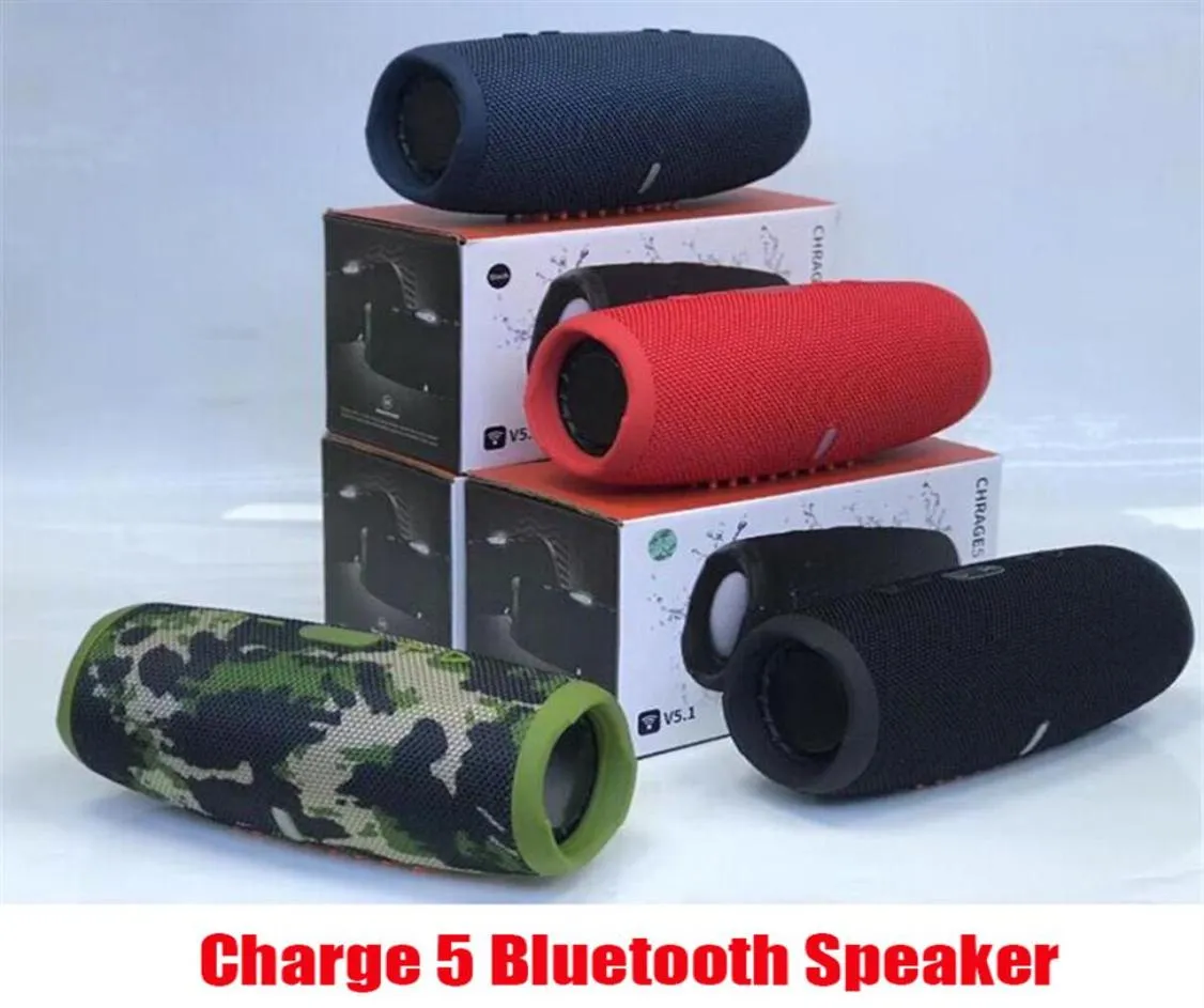 Charge 5 Bluetooth Speaker Charge5 Portable Mini Wireless Outdoor Waterproof Subwoofer Speakers Support TF USB Card Sound235O2435207