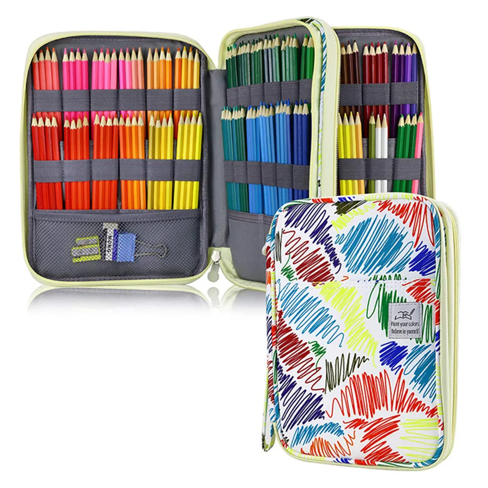 Wholesale Large Capacity Colored Pencil Organizer Case For School
