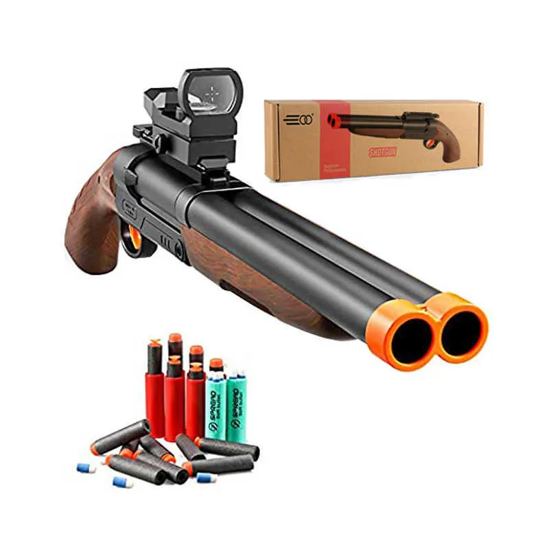 Pistolet Jouets Double Barrel Fusil De Chasse Jouet EVA Mousse Balle Molle  Pistolet Modèle Éducatif Jeux De Tir Pour Enfants HKD230707 Du 24,57 €