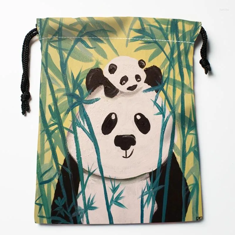 Aufbewahrungstaschen Arrilval Panda Drawstring Individuell bedruckte Empfangstasche Kompressionstyp Größe 18 22cm