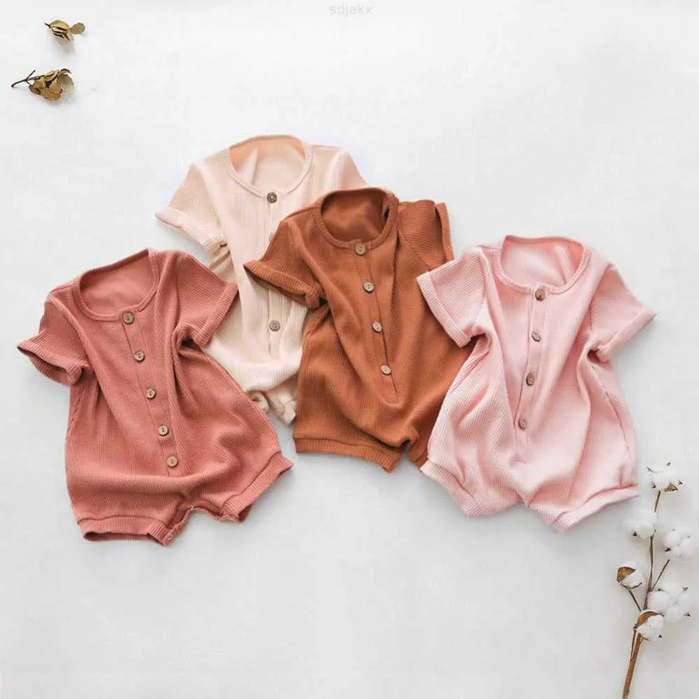 Ensembles de vêtements en gros Boutique bio bambou Beb coréen bébé vêtements grandir nouveau-né enfant en bas âge filles garçon barboteuses courtes