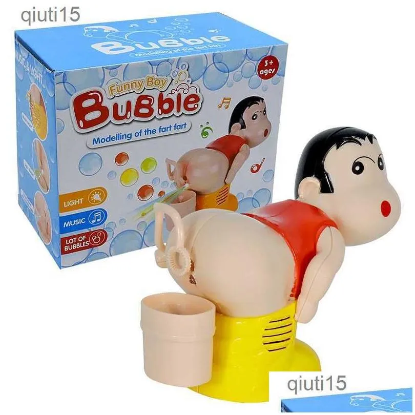 Silah oyuncakları Bubbles komik oyuncak fly-matic kabarcık hine göt rüzgar açık çocuklar için çocuklar için speelgoed T230522 Damla Teslim Hediyeleri Model DHFTV