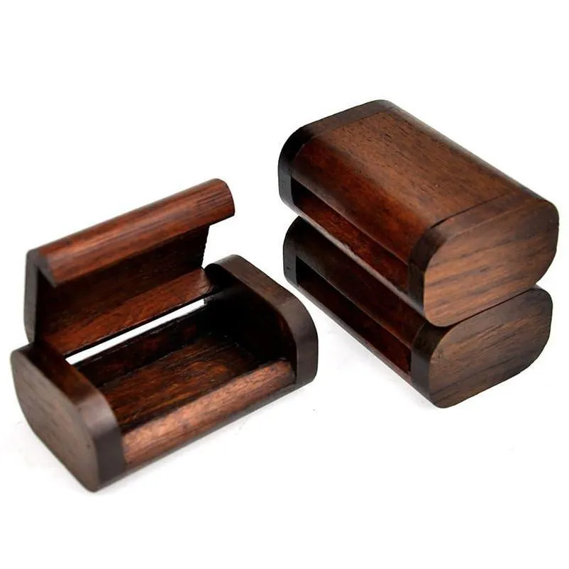 Pudełka do przechowywania kosza retro drewniane tootick pudełko twórcze osobowość bawełniana pojemnik na wymaz może fabrycznie hurtowo lx3708 Dostawa dhxib