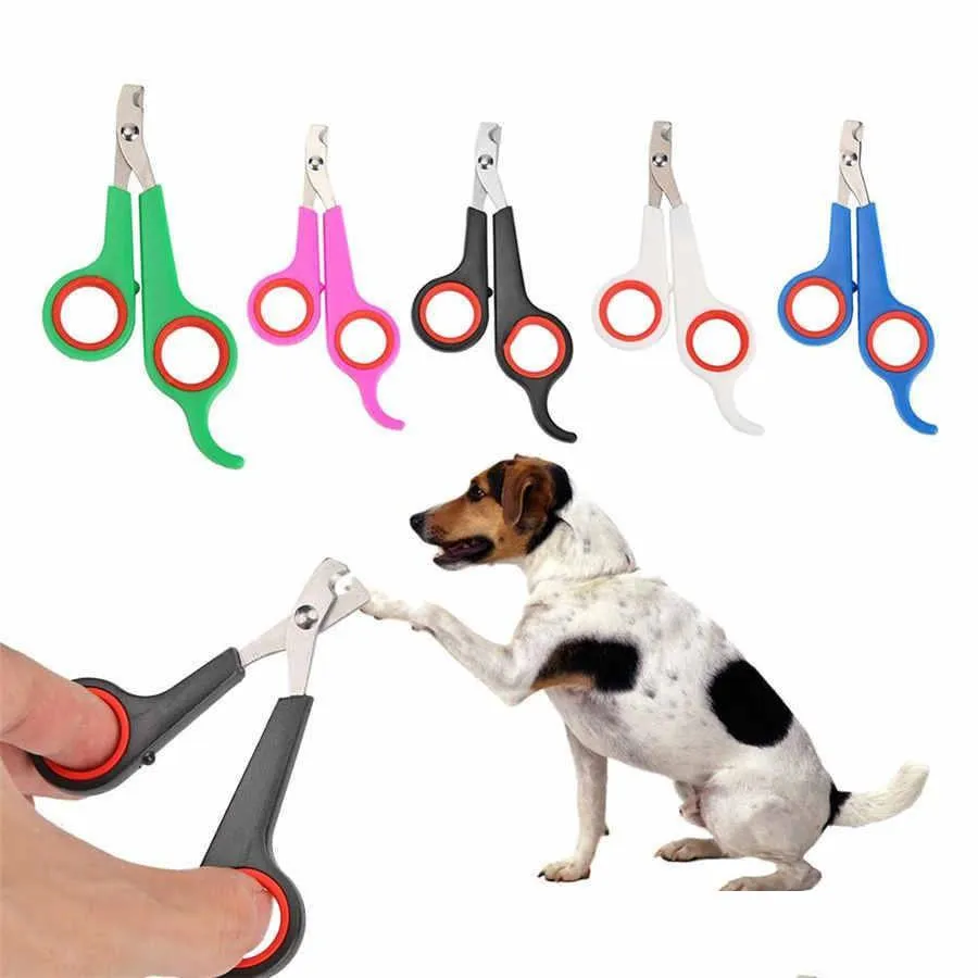 Toilettage de chien 2021 Coupe-ongles de chat Coupe-chiot Tondeuse Coupe-chien en acier inoxydable Chiens Chats Ciseaux à griffes Pet Toe Care Drop Livraison Dhjil