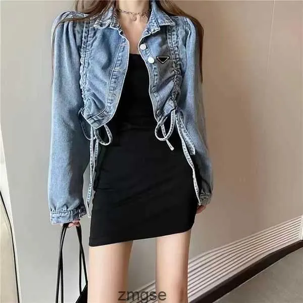 Coat Designer Denim Women Womens Jackets Button Letters Spring Autumn Style Slim for Lady Outfit Woman Jeans Jackets Outsize Classcia Windbreaker Coats S- OCG5