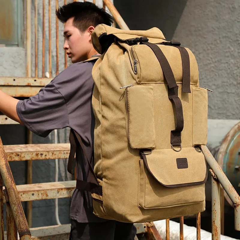 Big canvas deals backpack